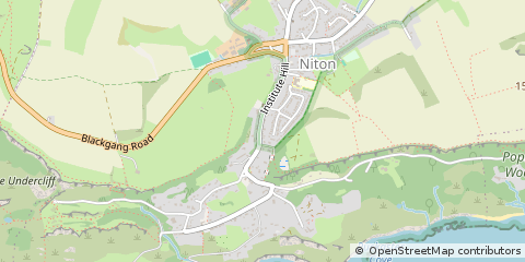Map of Ventnor, Isle of Wight