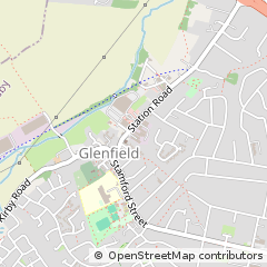 Map of Glenfield, Leicestershire