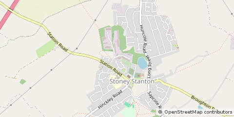 Map of Leicestershire
