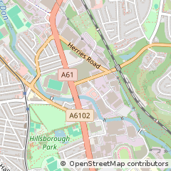 Map of Sheffield