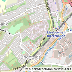 Map of Sheffield
