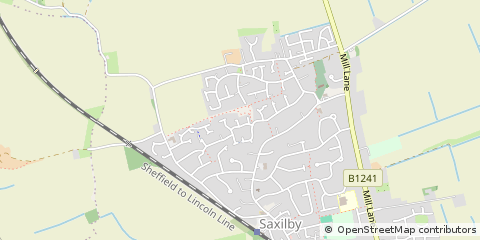 Map of Lincoln, Lincolnshire