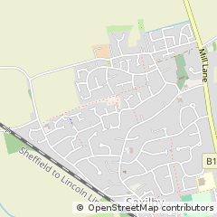 Map of Lincoln, Lincolnshire