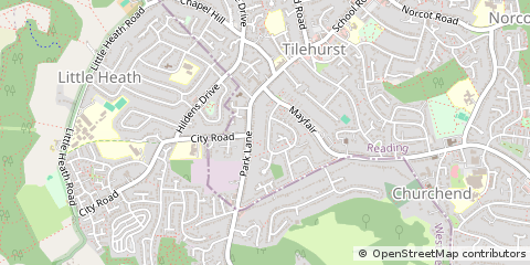 Map of Reading