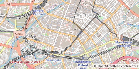 Map of Manchester
