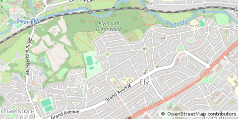 Map of Cardiff