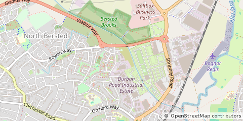 Map of Bognor Regis, West Sussex