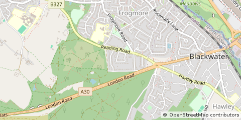 Map of Camberley