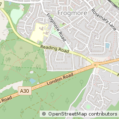 Map of Camberley