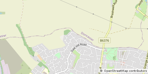 Map of Rotherham