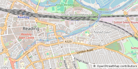 Map of Reading