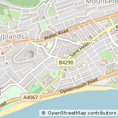 Map of Swansea