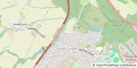Map of Sheffield