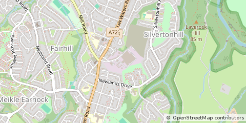 Map of Lanarkshire