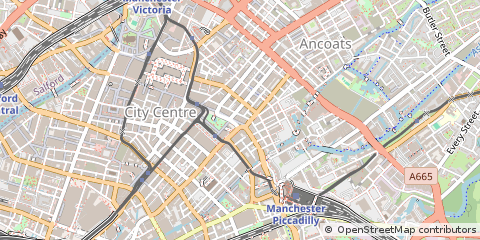 Map of Manchester