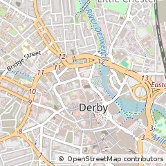 Map of Derby, Derbyshire