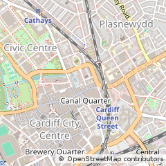 Map of Cardiff