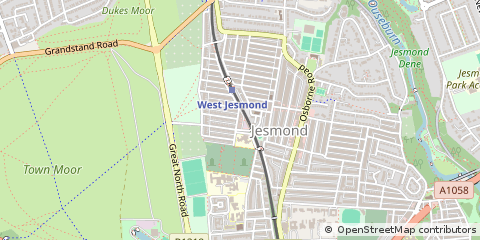 Map of Newcastle Upon Tyne