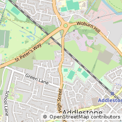 Map of Addlestone