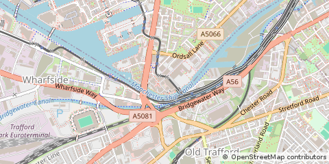 Map of Salford