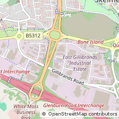 Map of Skelmersdale, Lancashire
