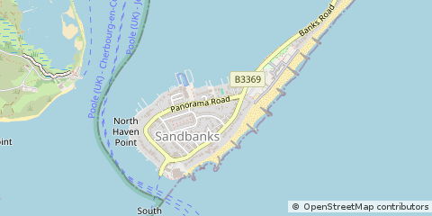 Map of Poole, Dorset