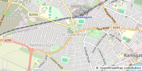 Map of Ramsgate, Kent