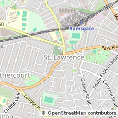 Map of Ramsgate, Kent