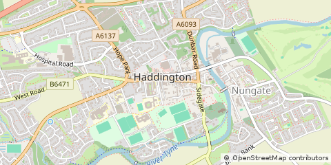 Map of Haddington