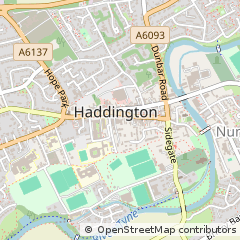 Map of Haddington