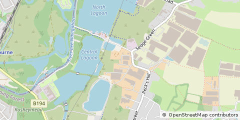 Map of Waltham Abbey