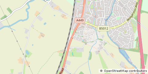 Map of Stafford, Staffordshire