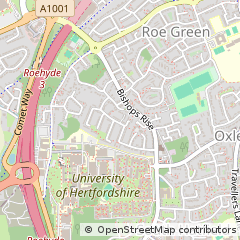 Map of Hatfield
