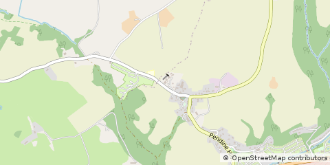 Map of Carmarthen, Carmarthenshire