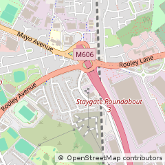 Map of Bradford, West Yorkshire