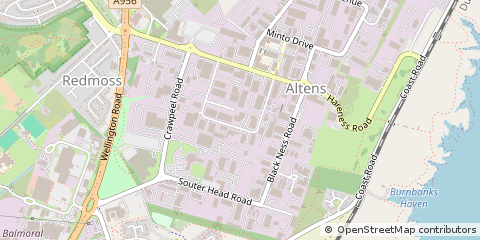 Map of Aberdeen