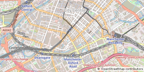 Map of Manchester