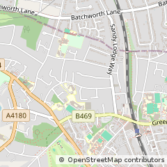 Map of Northwood, Middlesex