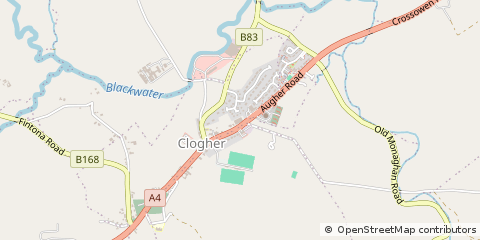 Map of Clogher, CO. Tyrone