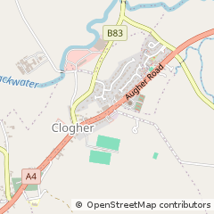 Map of Clogher, CO. Tyrone