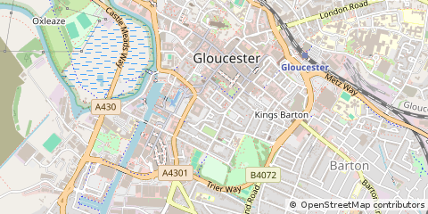 Map of Gloucester