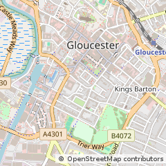 Map of Gloucester