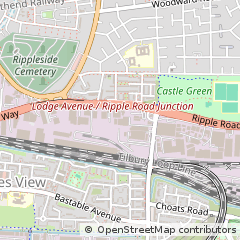 Map of Barking, Essex