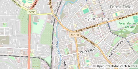 Map of Nottingham