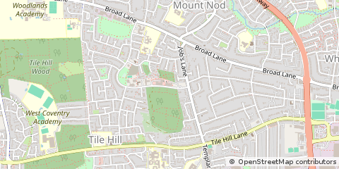 Map of Coventry, West Midlands
