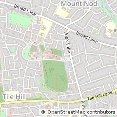Map of Coventry, West Midlands