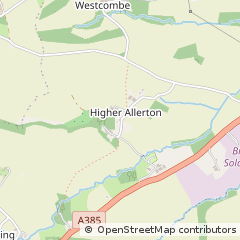 Map of Totnes, Devon
