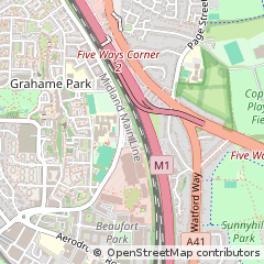 Map of Colindale, London