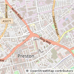 Map of Preston, Lancs