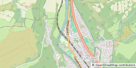 Map of Glan Y Llyn, Taffs Well, Cardiff